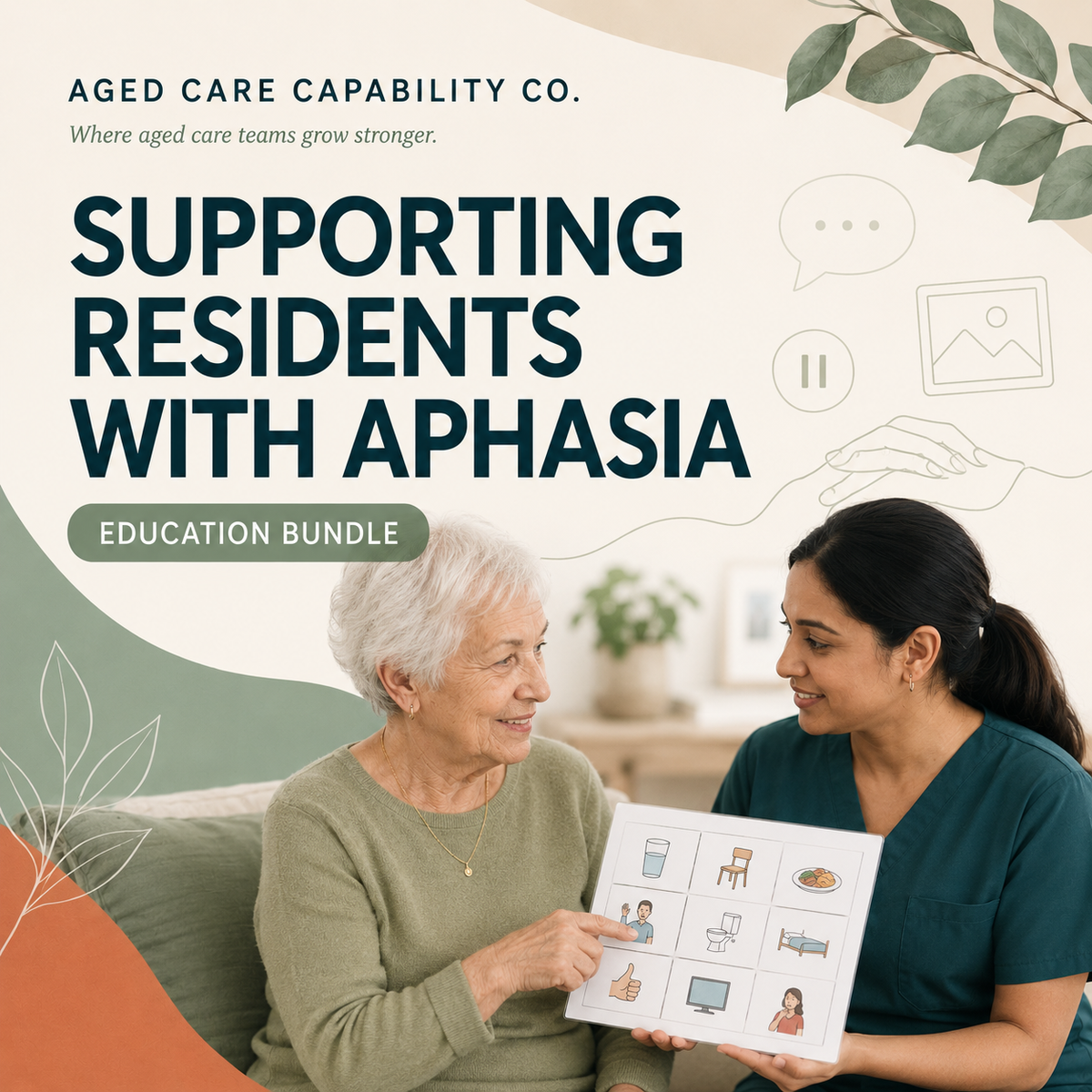 Supporting Residents With Aphasia education bundle