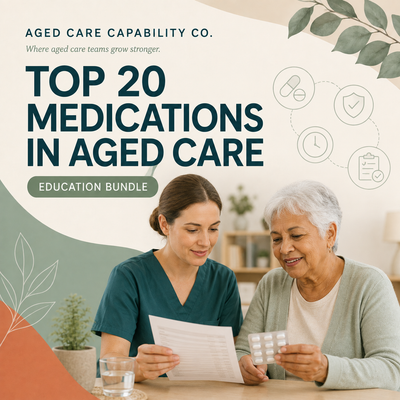 Top 20 Commonly Encountered Medications in Aged Care